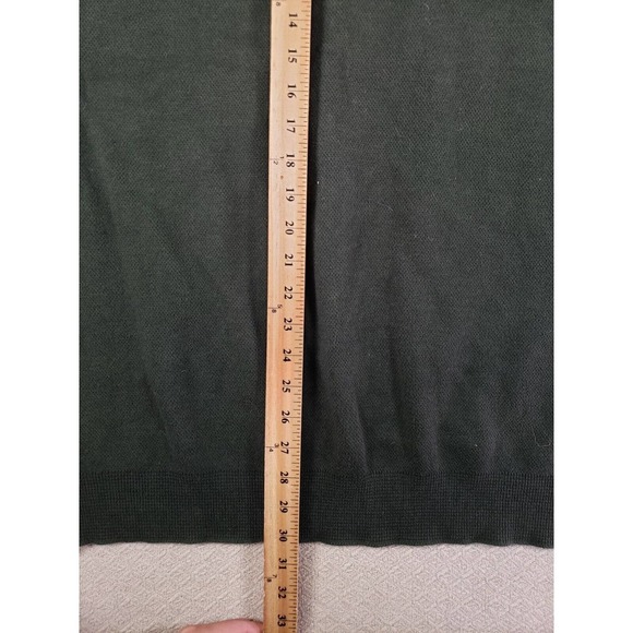 VTG‎ Cypress Links Sweater Mens XL Green Knit Sleeveless V-Neck Cotton Pullover - Picture 4 of 7